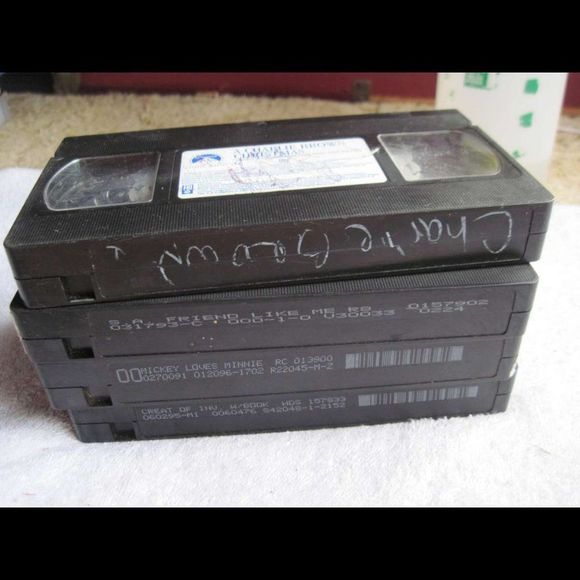 Charlie Brown Christmas Sing Along Songs Aladdin VHS Cassette Tape Bundle for $4 - Picture 6 of 7